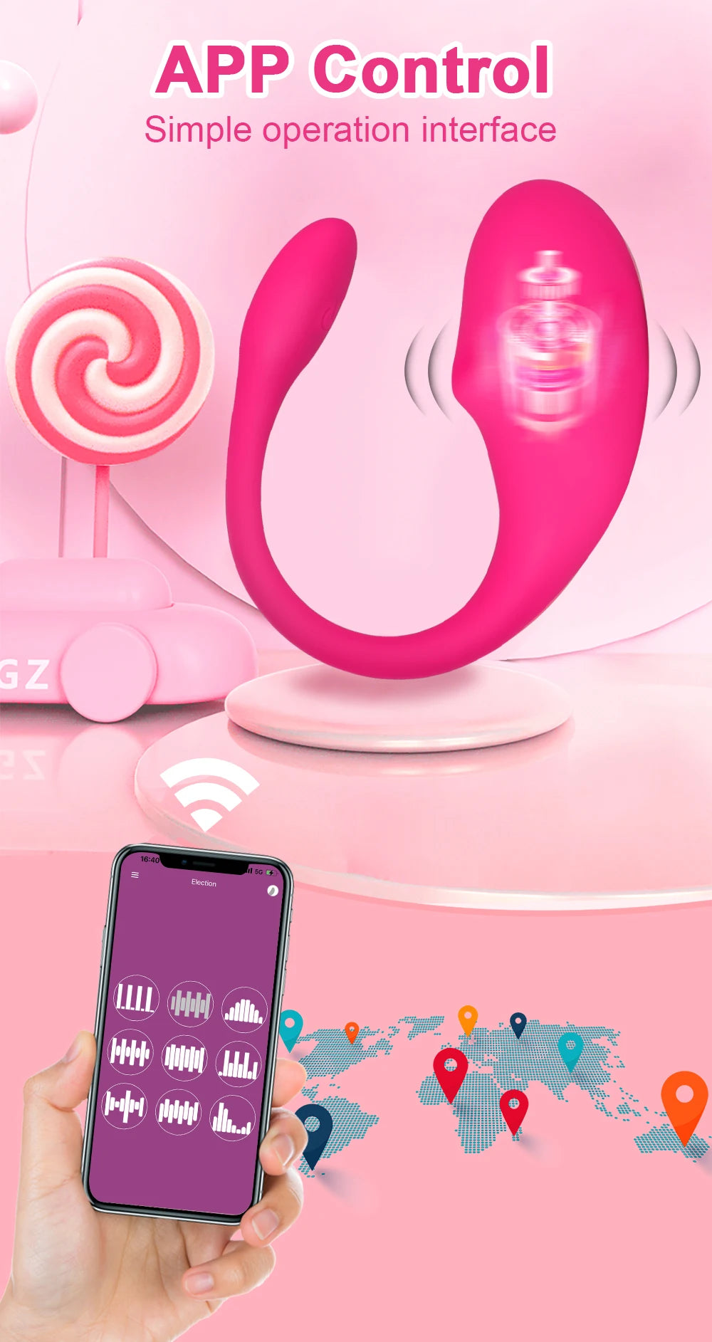 Wireless Sextoy Vibrating Egg Remote Vibrators Powerful App Control G Spot Dildo Vagina Massager Bluetooth For Women Clitoris 18