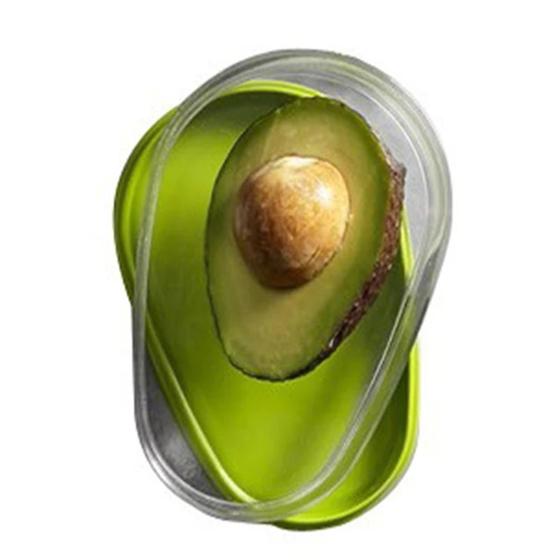 Avocado Food Storage Box Space Saver Plastic Fruit Container for Home Tool Kitchen Crisper Vegetable Organizer Bag