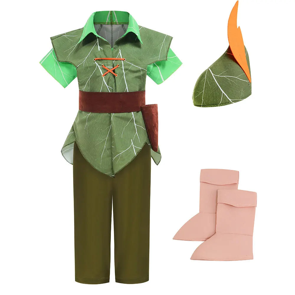 Boys Prince Cosplay Suits Prince Charming Kids Florian Role Playing Clothes Children Peter Pan Costume Naveen Dress Up Outfits