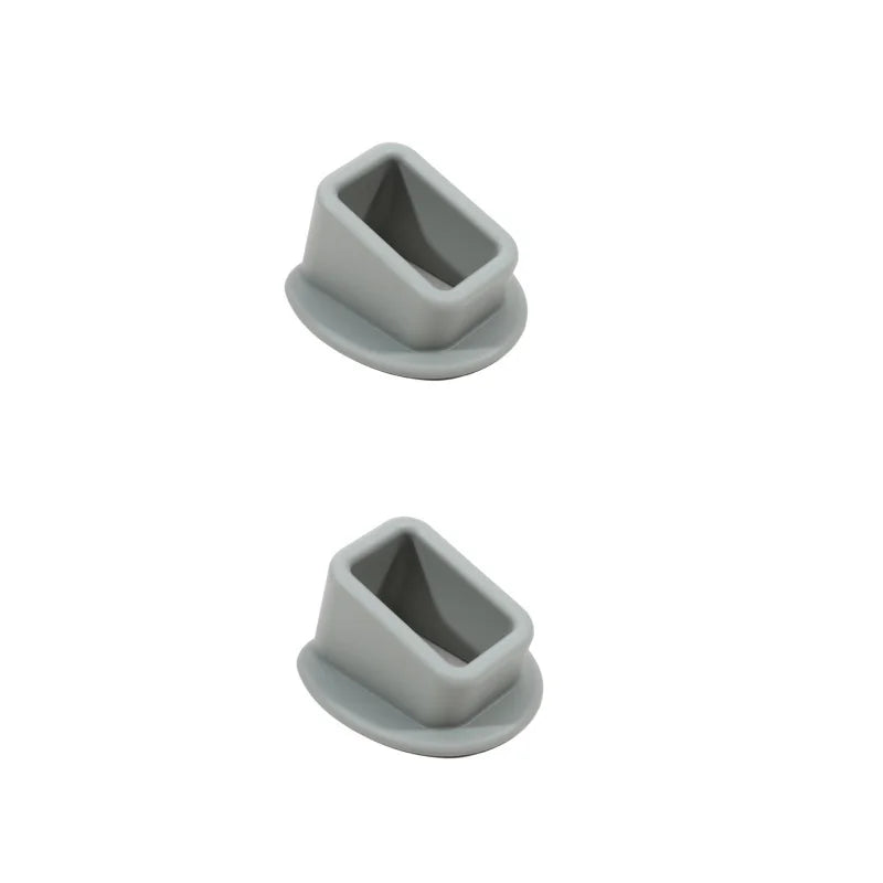 1/2pcs Car Belt Buckle Holder Made Of Eco-Friendly Silicone & Children Can Safe Touch Seat belt slot fastener