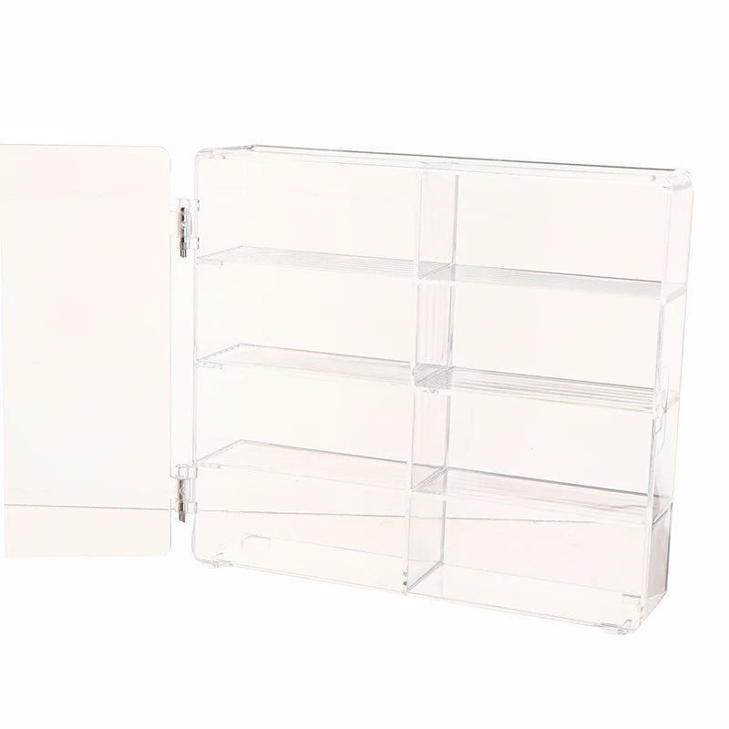 Acrylic Wheels Car Storage Box For Diecast 1/64 Storage Case Dustproof Educational Kid Boys Toys For Children Gift