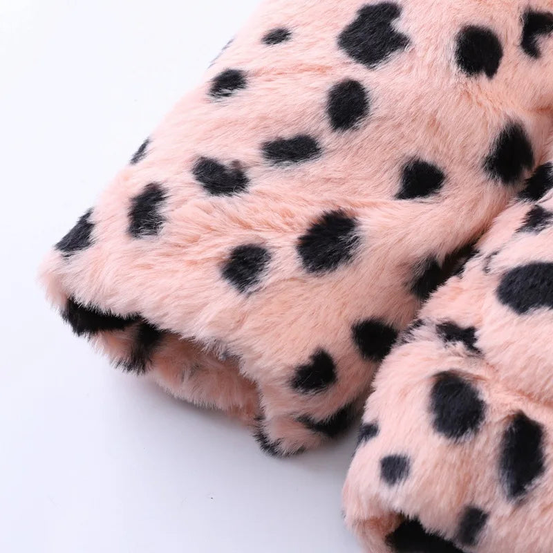 Fashion Girls Plush Warm Jacket Clothing Spring Autumn Children Coat Long Sleeve Toddler Kids Sport Clothing 5 to 10 Years Old