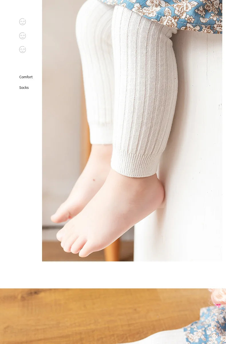 Girl Tights Spring Autumn Baby Pants Newborn Girls Leggings Soild Color Cotton Pants Kids Children Leggings Christmas gift